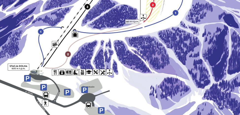 Pistenplan Beskid Sport Arena Szczyrk