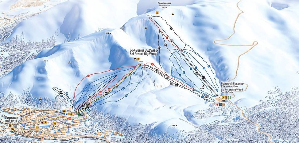 Pistenplan Big Wood