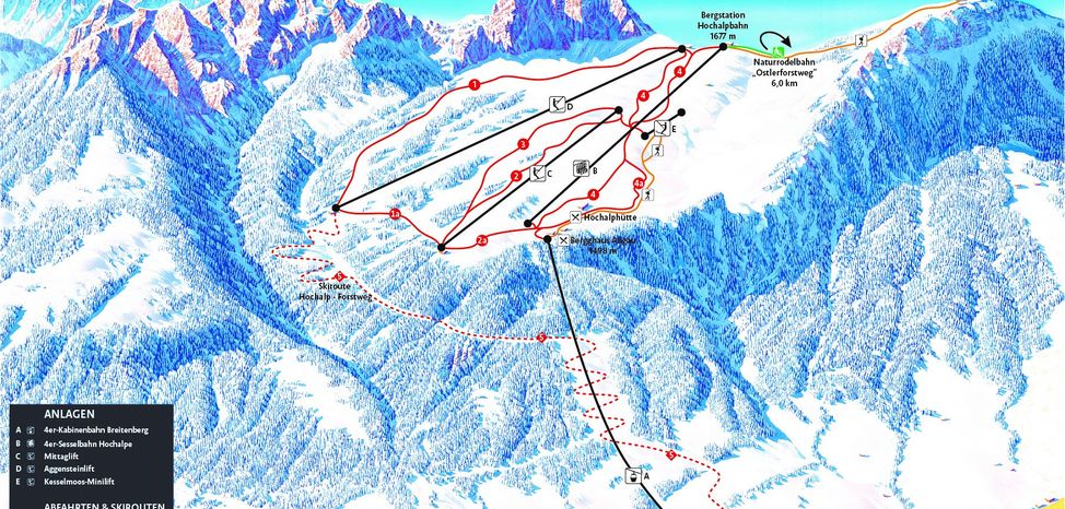 Detaillierte Infos zum Skiurlaub im Skigebiet Breitenberg