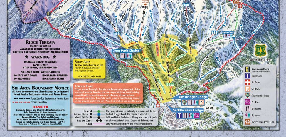 Detaillierte Infos zum Skiurlaub im Skigebiet Bridger Bowl Ski Area