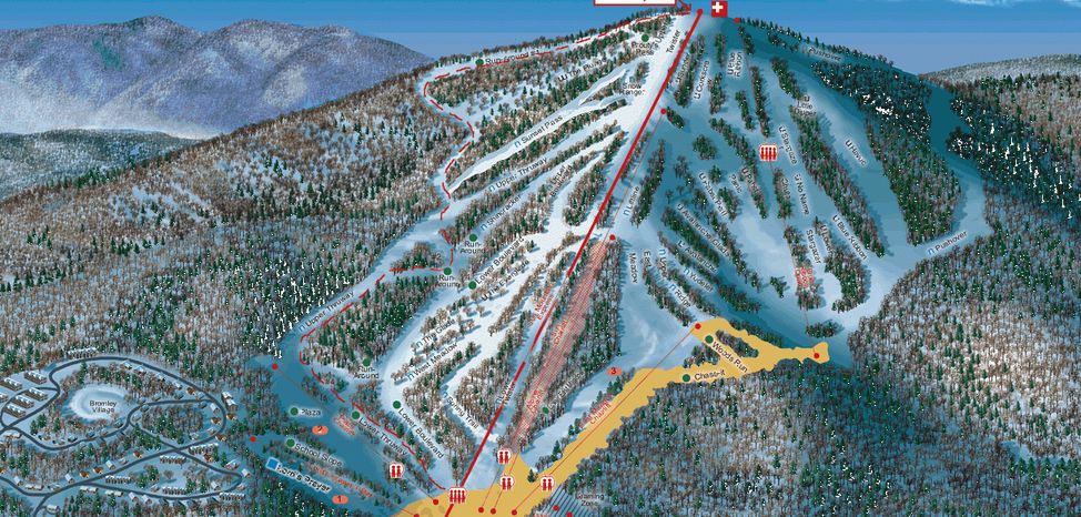 Detaillierte Infos zum Skiurlaub im Skigebiet Bromley Mountain