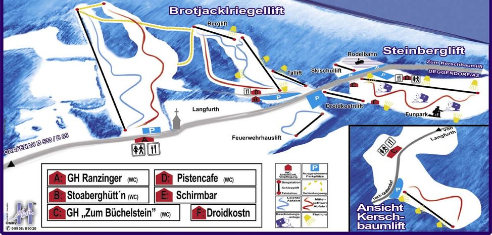 Detaillierte Infos zum Skiurlaub im Skigebiet Brotjacklriegel bei Schöfweg