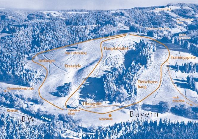 Detaillierte Infos zum Skiurlaub im Skigebiet Gohrersberg