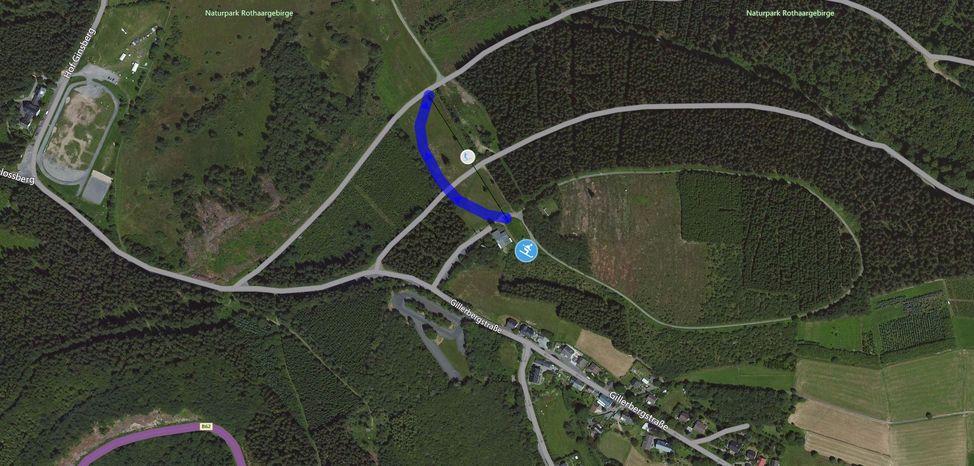 Pistenplan Giller - Hilchenbach-Lützel