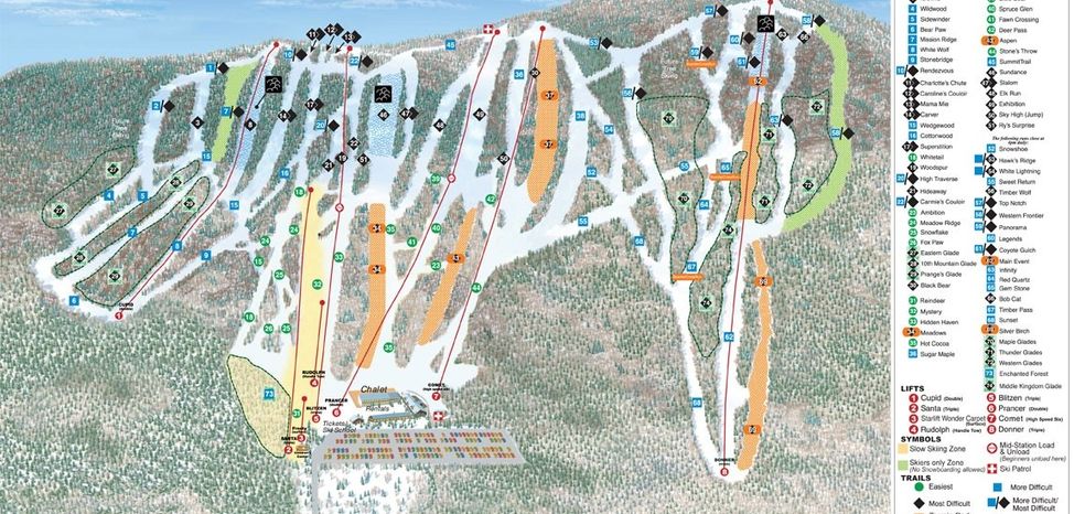 Detaillierte Infos zum Skiurlaub im Skigebiet Granite Peak