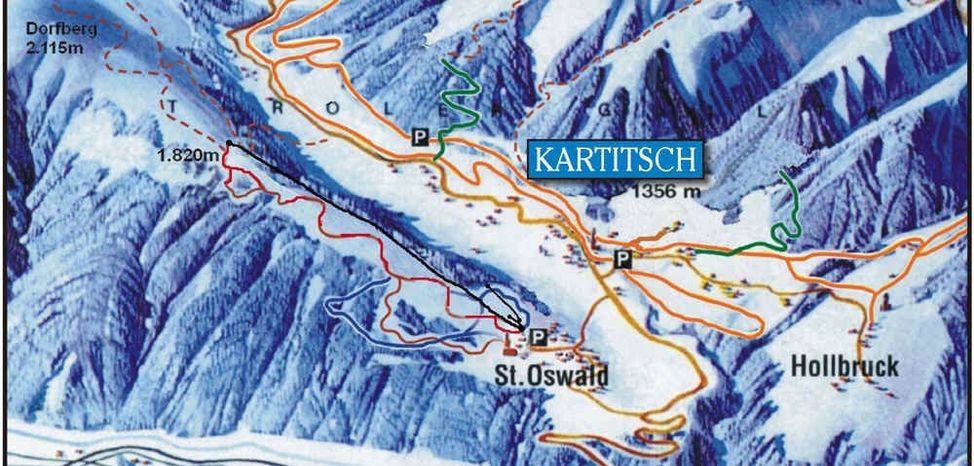Detaillierte Infos zum Skiurlaub im Skigebiet Kartitsch / St. Oswald