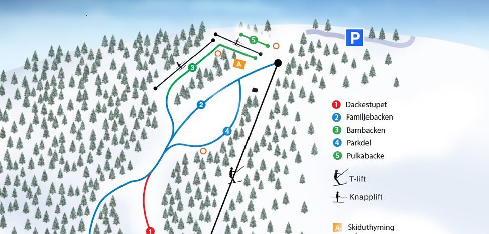 Pistenplan Dackestupet