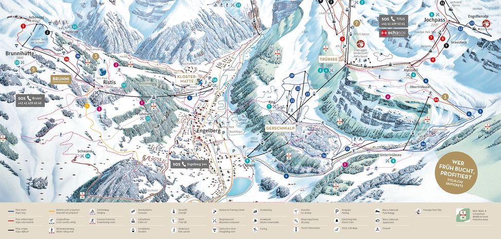 Pistenplan Engelberg