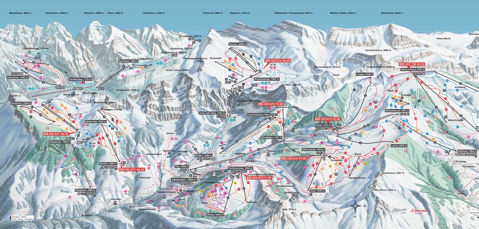 Detaillierte Infos zum Skiurlaub im Skigebiet Engstligenalp Adelboden