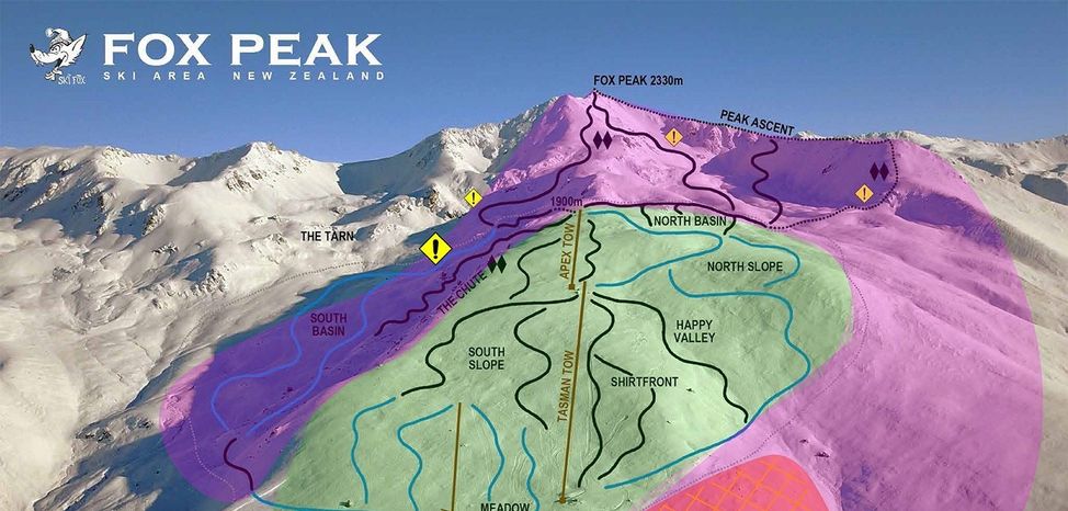 Detaillierte Infos zum Skiurlaub im Skigebiet Fox Peak Ski Area