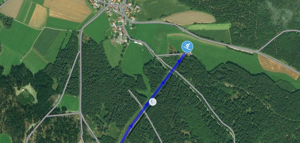 Pistenplan Fahrenberg