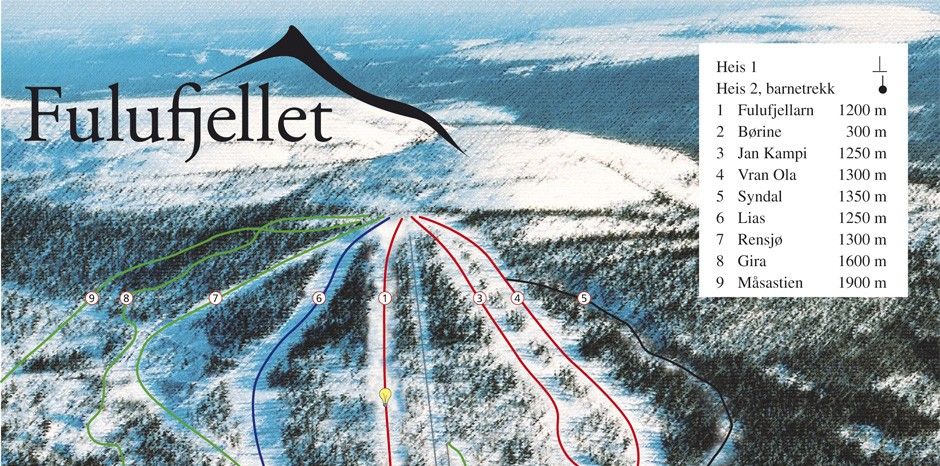Detaillierte Infos zum Skiurlaub im Skigebiet Fulufjellet