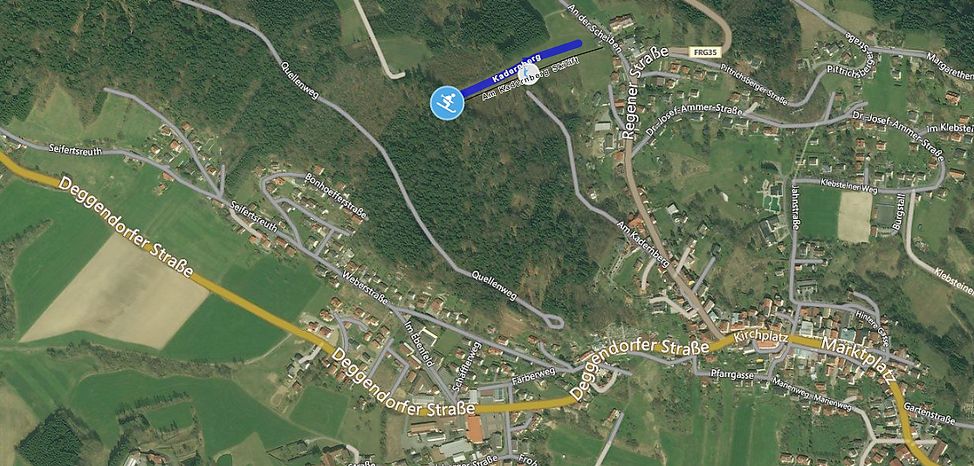 Übersicht Pistenplan Skilift Kadernberg-Schönberg