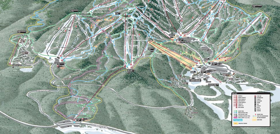 Pistenplan Killington