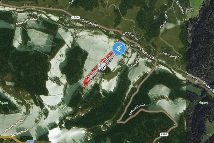 Pistenplan Skilifte Kleinlobming
