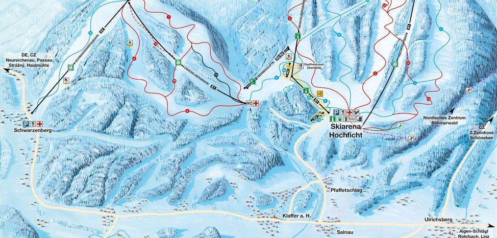 Pistenplan Hochficht