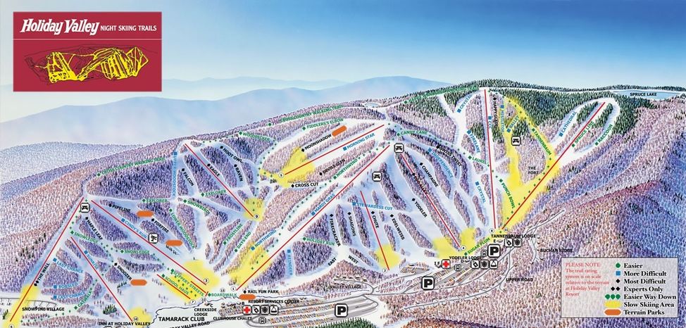 Detaillierte Infos zum Skiurlaub im Skigebiet Holiday Valley Resort