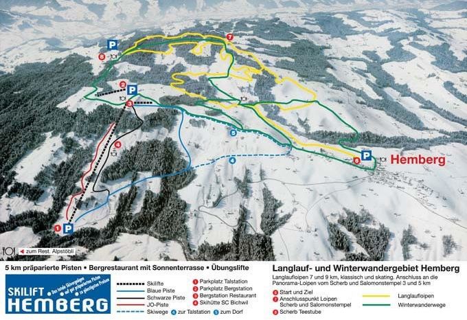 Detaillierte Infos zum Skiurlaub im Skigebiet Hemberg