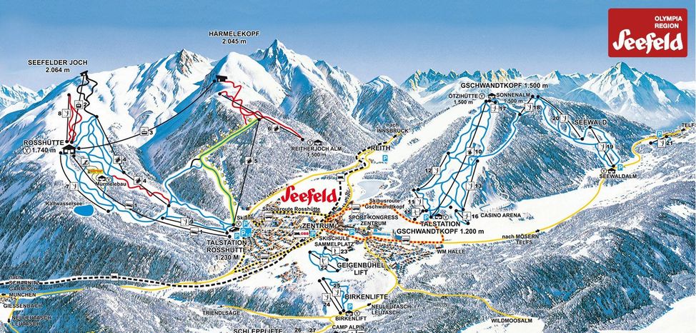 Detaillierte Infos zum Skiurlaub im Skigebiet Hinterfeldlift in Mösern