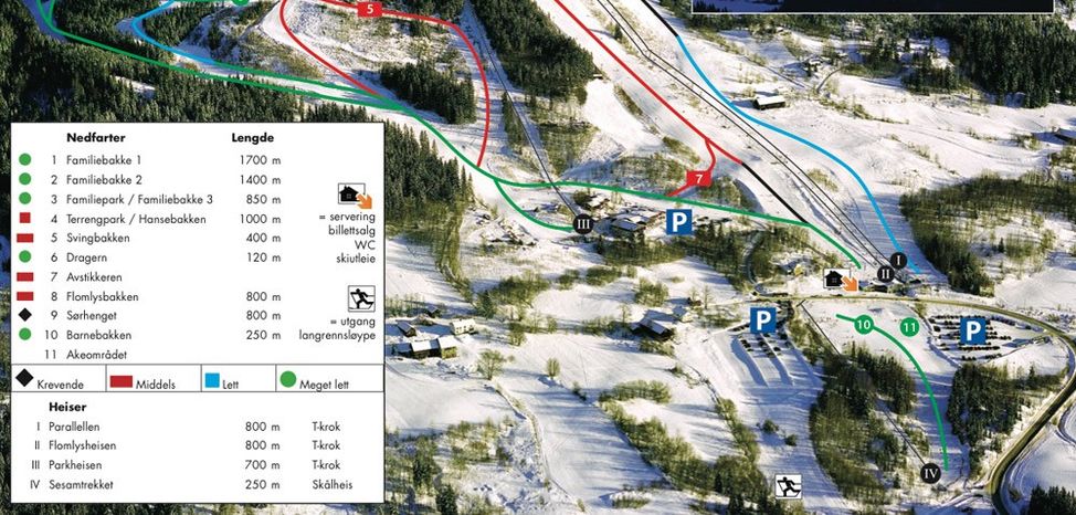 Detaillierte Infos zum Skiurlaub im Skigebiet Hurdal