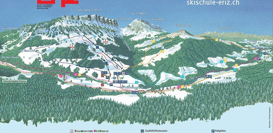 Detaillierte Infos zum Skiurlaub im Skigebiet Snowpark Eriz