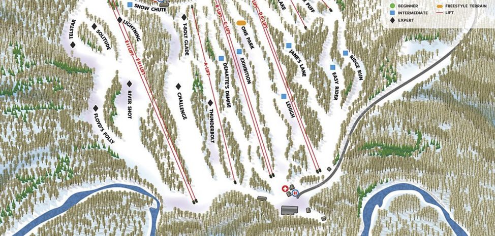 Pistenplan Jack Frost