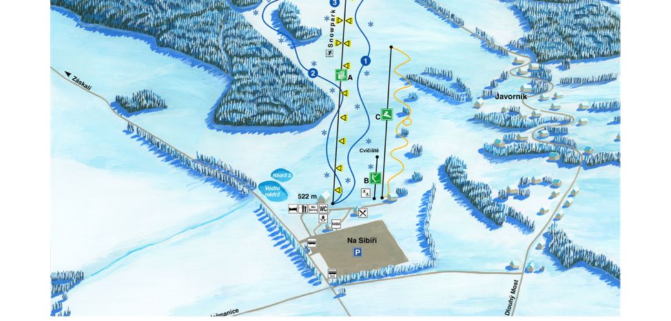 Detaillierte Infos zum Skiurlaub im Skigebiet Obri sud Javornik