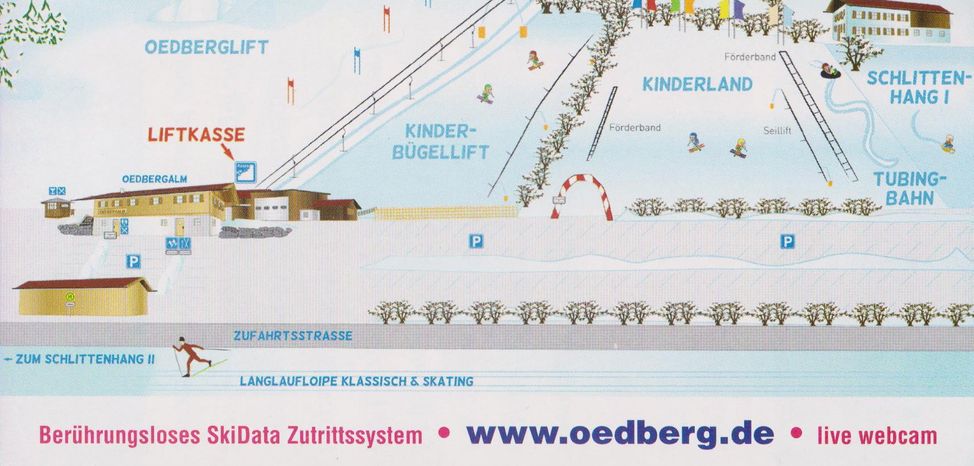 Pistenplan Ödberglifte Tegernsee