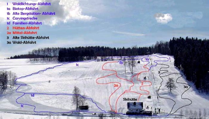 Pistenplan Lößnitz