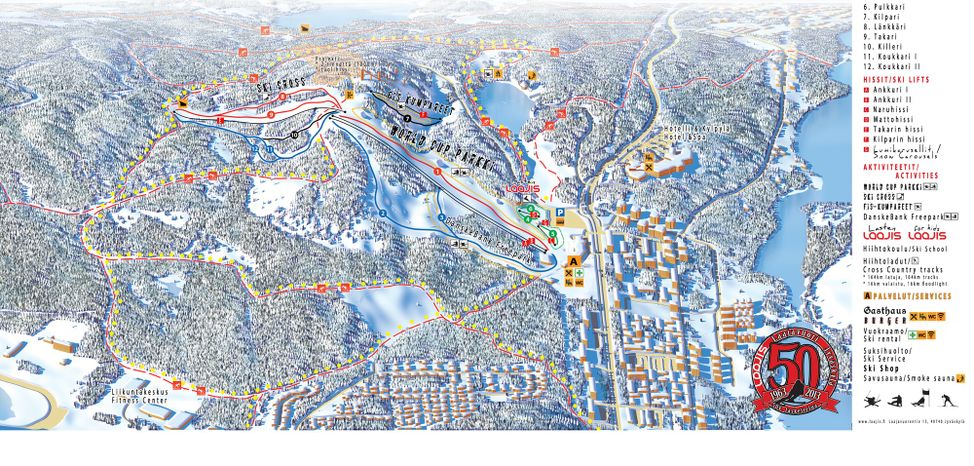 Detaillierte Infos zum Skiurlaub im Skigebiet Laajavuori