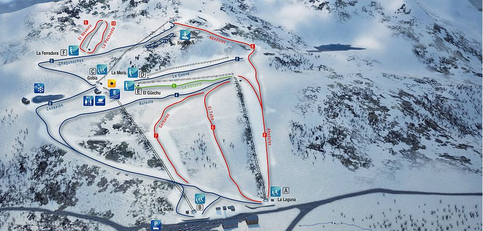 Pistenplan Leitariegos