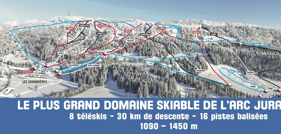 Detaillierte Infos zum Skiurlaub im Skigebiet Les Bugnenets Savagnieres