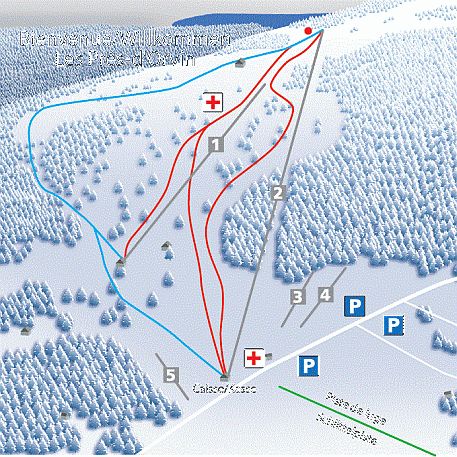 Pistenplan Les Pres d'Orvin