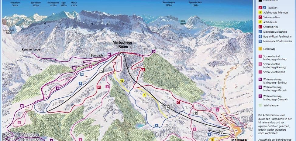 Detaillierte Infos zum Skiurlaub im Skigebiet Marbachegg