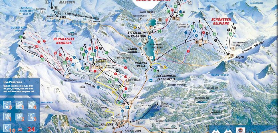 Detaillierte Infos zum Skiurlaub im Skigebiet Maseben