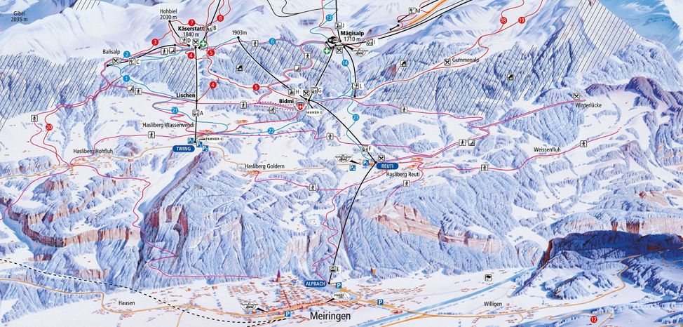 Pistenplan Winter 2017/2018