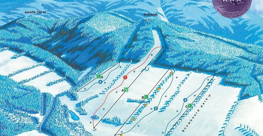 Detaillierte Infos zum Skiurlaub im Skigebiet Miroslav Lipova Lazne