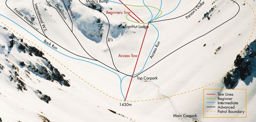 Pistenplan Mt Olympus