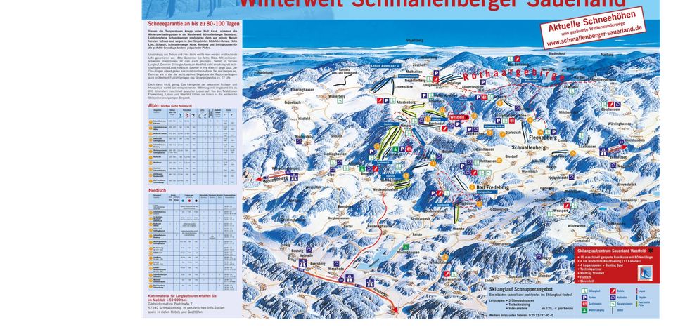 Detaillierte Infos zum Skiurlaub im Skigebiet Nordenau Schmallenberg