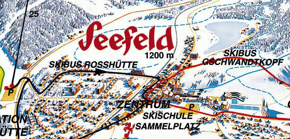 Pistenplan Neuleutasch