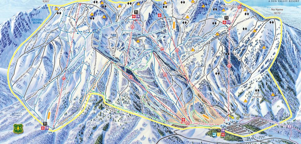 Detaillierte Infos zum Skiurlaub im Skigebiet Snowbasin