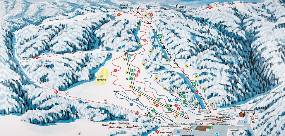 Detaillierte Infos zum Skiurlaub im Skigebiet Snowland Valcianska doline