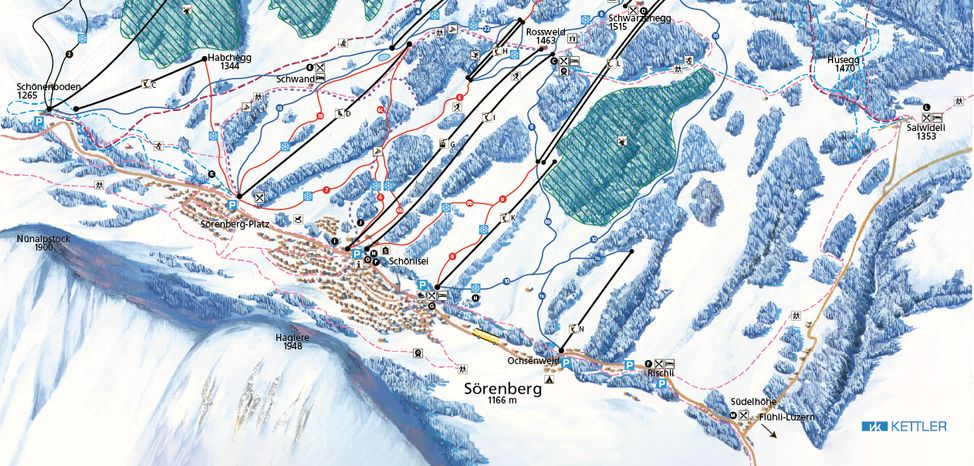 Detaillierte Infos zum Skiurlaub im Skigebiet Sörenberg