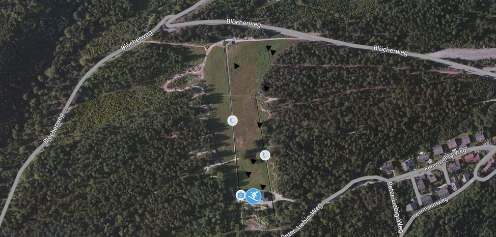 Pistenplan Sommerberg Bad Wildbach