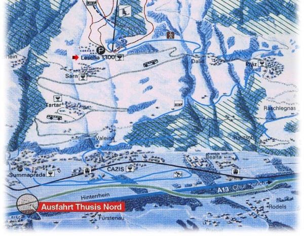 Detaillierte Infos zum Skiurlaub im Skigebiet Sarn Heinzenberg