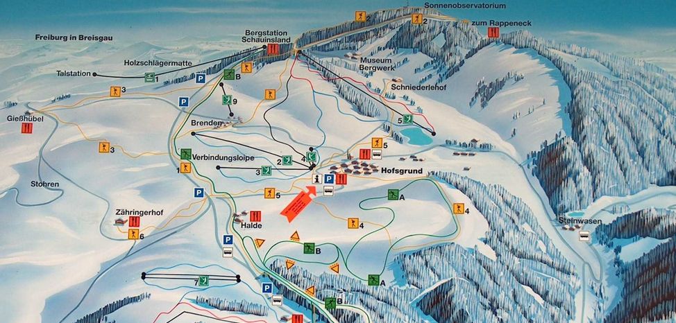 Pistenplan Schauinsland - Hofsgrund