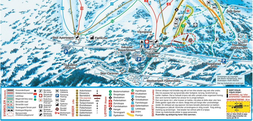 Detaillierte Infos zum Skiurlaub im Skigebiet Skeikampen - Gausdal