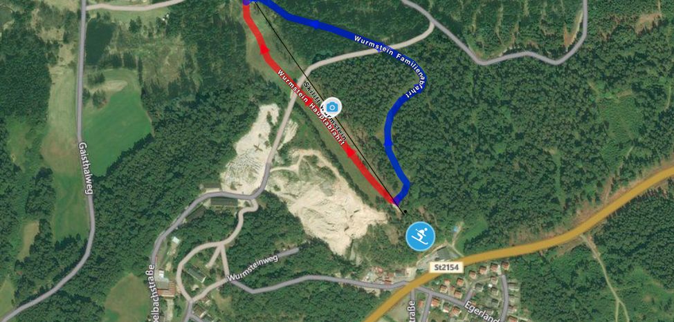 Pistenplan Wurmstein Flossenbürg