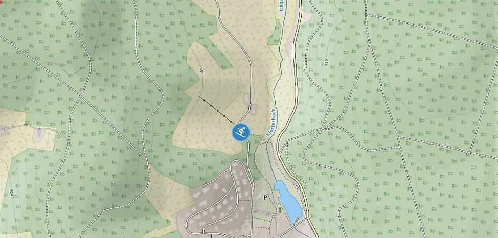 Übersicht Skilift Friedenweiler