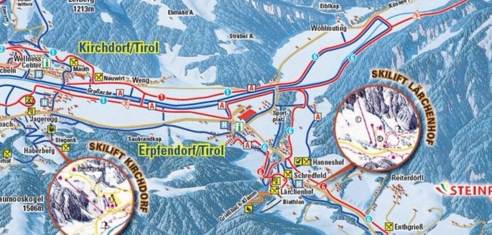 Detaillierte Infos zum Skiurlaub im Skigebiet Skilift Lärchenhof Erpfendorf